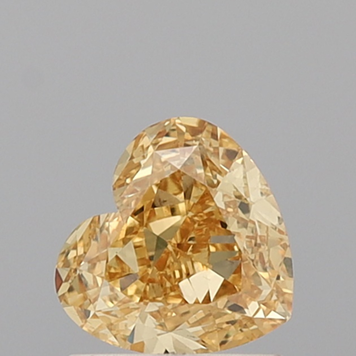 1.02 ct Heart Fancy Intense Yellow Lab-Grown Diamond
